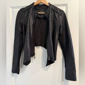 Guess Black Leather Women's Jacket